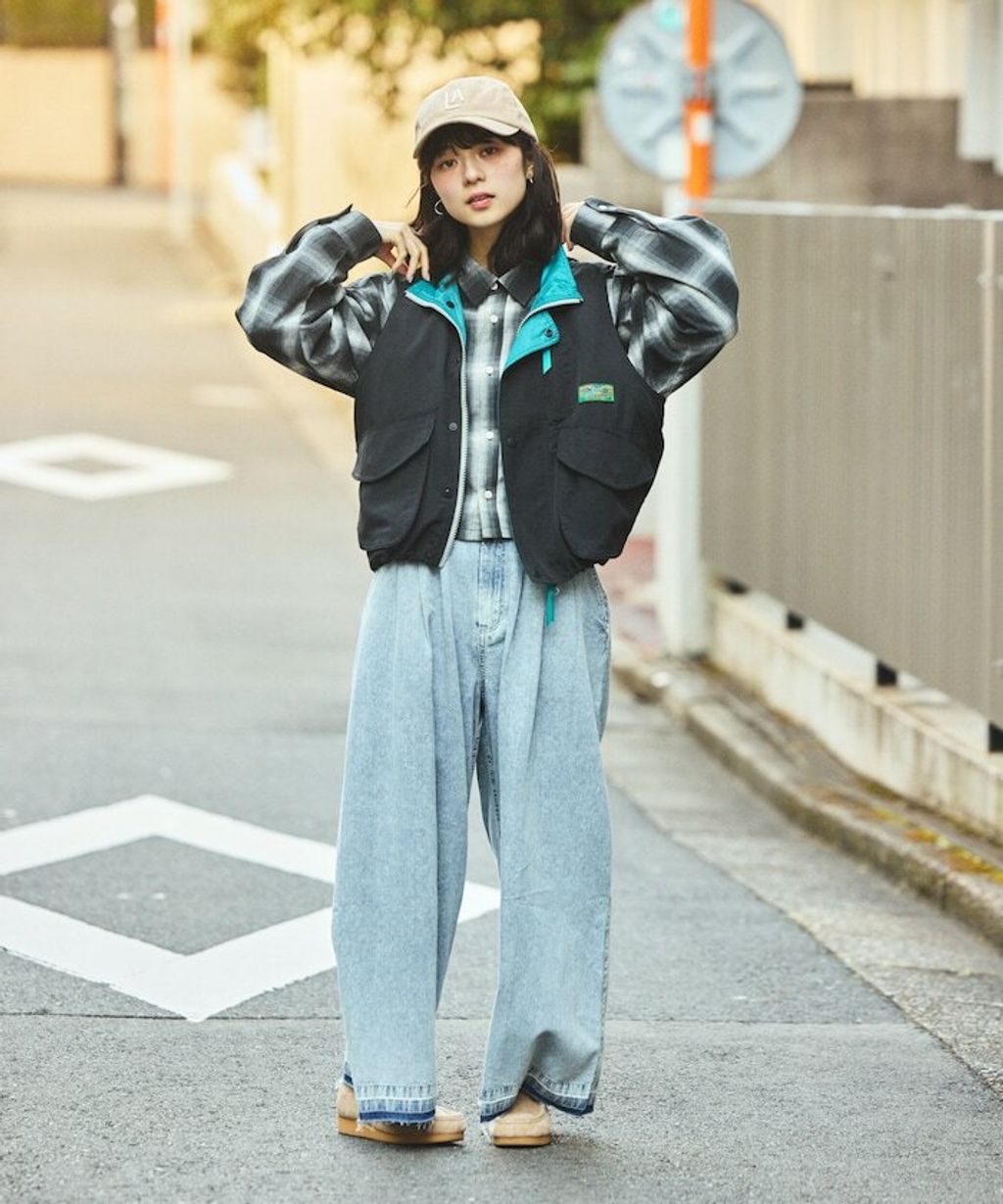 Foxfire × FREAKS STORE New Destination古著感短版多口袋機能釣魚背心(女款)_6