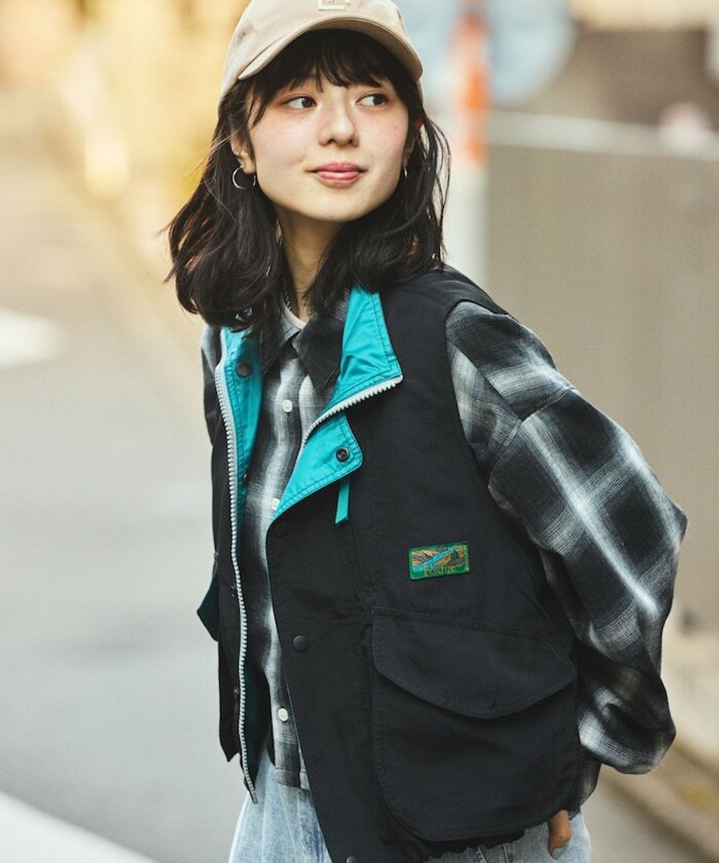 Foxfire × FREAKS STORE New Destination古著感短版多口袋機能釣魚背心(女款)_2