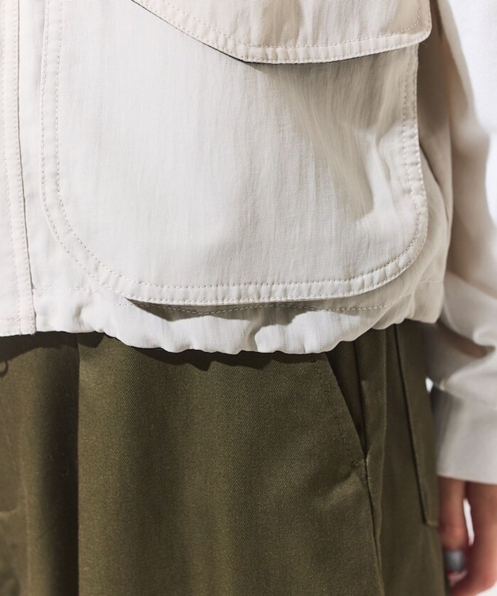 Foxfire × FREAKS STORE New Destination古著感短版多口袋機能釣魚背心(女款)_40