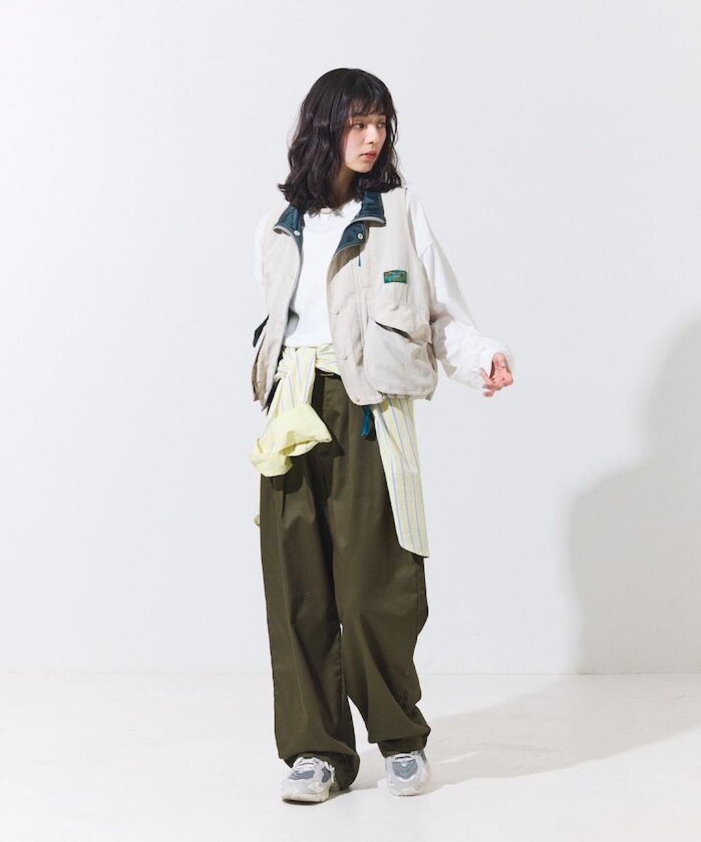 Foxfire × FREAKS STORE New Destination古著感短版多口袋機能釣魚背心(女款)_21