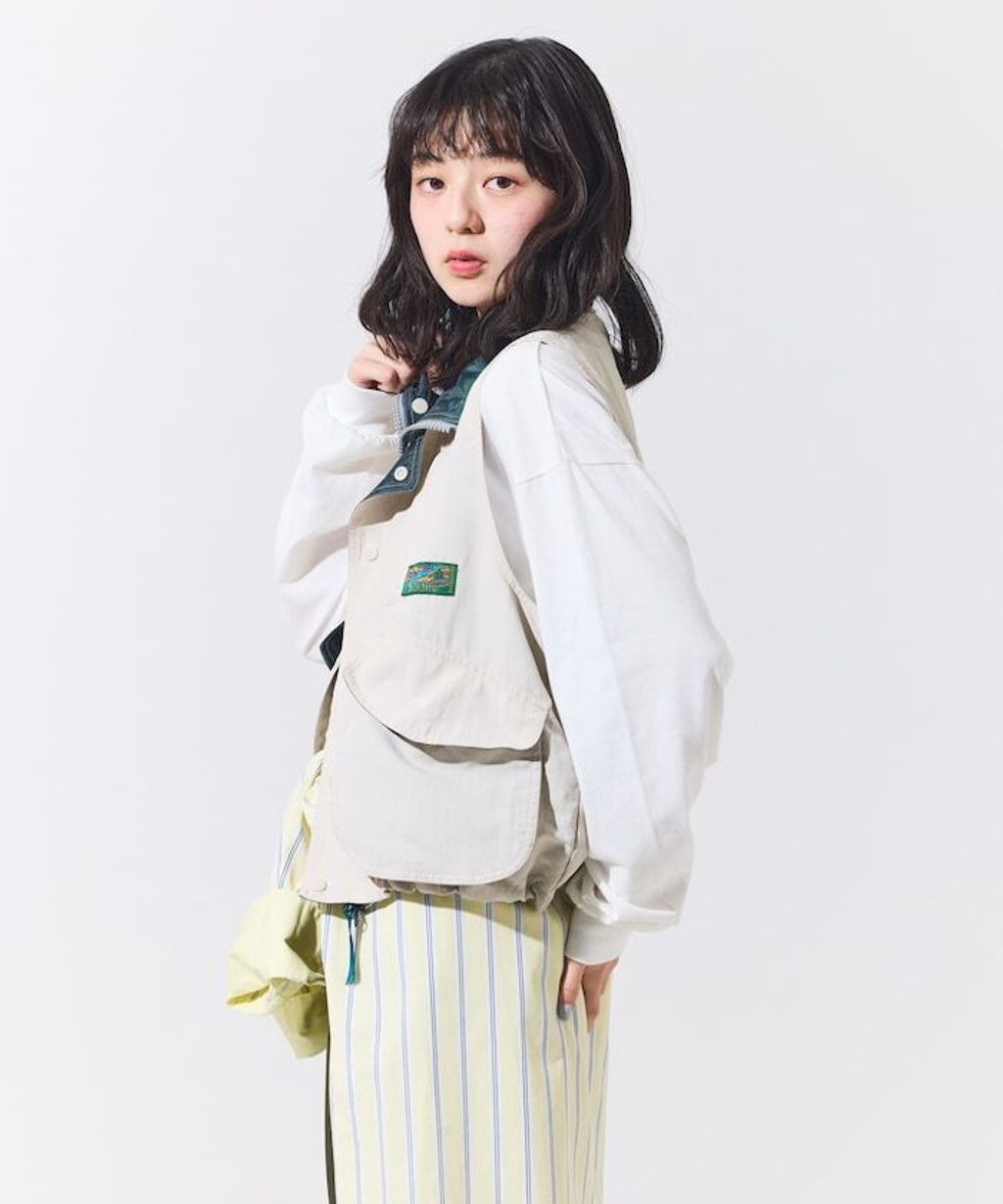 Foxfire × FREAKS STORE New Destination古著感短版多口袋機能釣魚背心(女款)_29