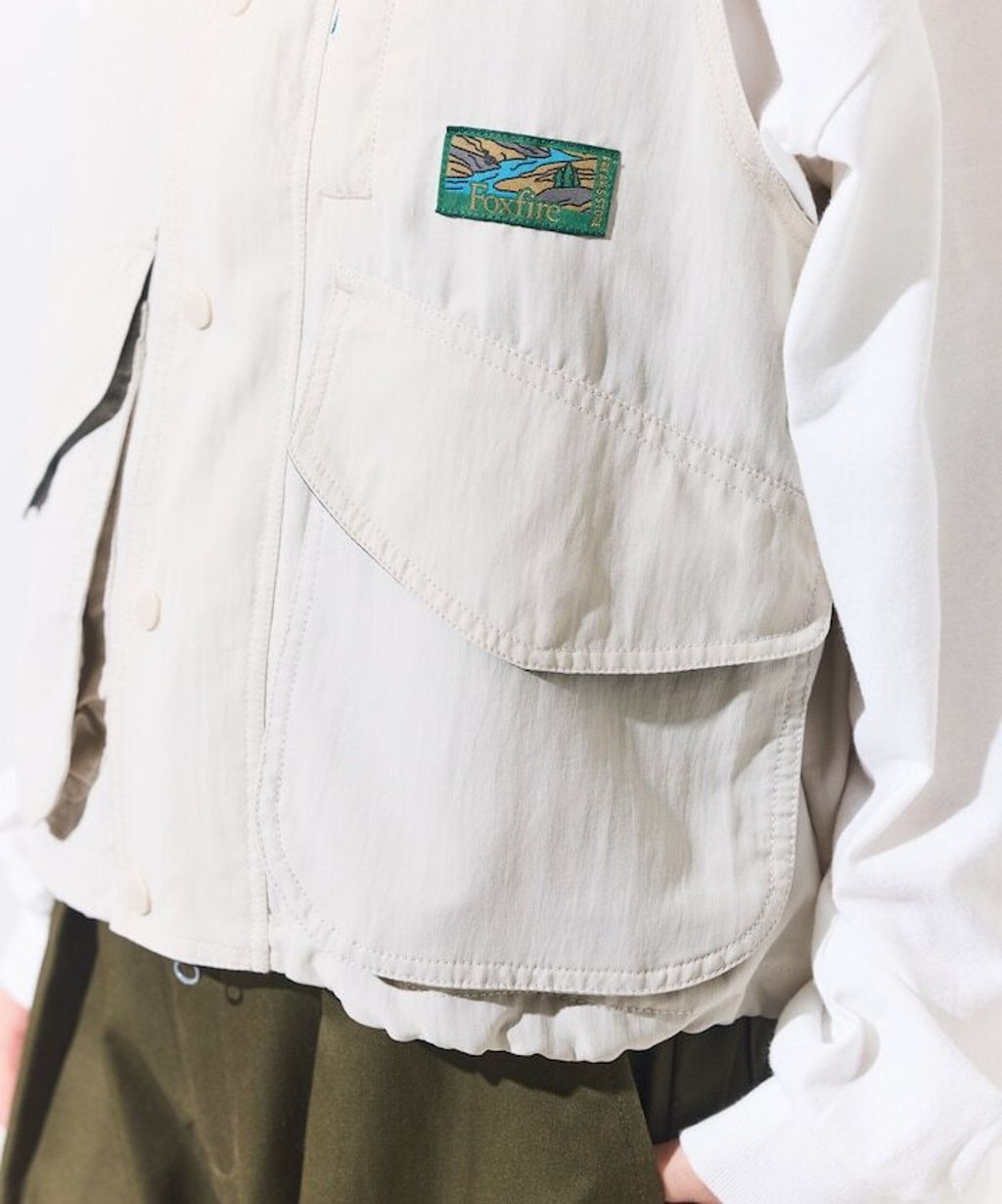 Foxfire × FREAKS STORE New Destination古著感短版多口袋機能釣魚背心(女款)_38