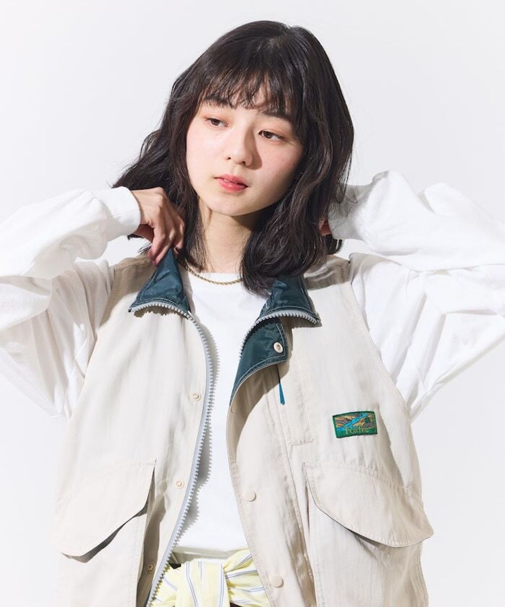 Foxfire × FREAKS STORE New Destination古著感短版多口袋機能釣魚背心(女款)_25