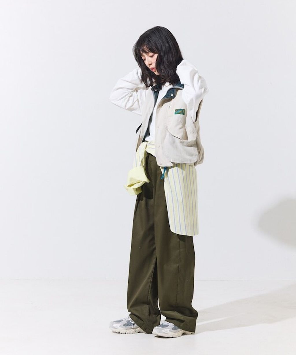 Foxfire × FREAKS STORE New Destination古著感短版多口袋機能釣魚背心(女款)_23