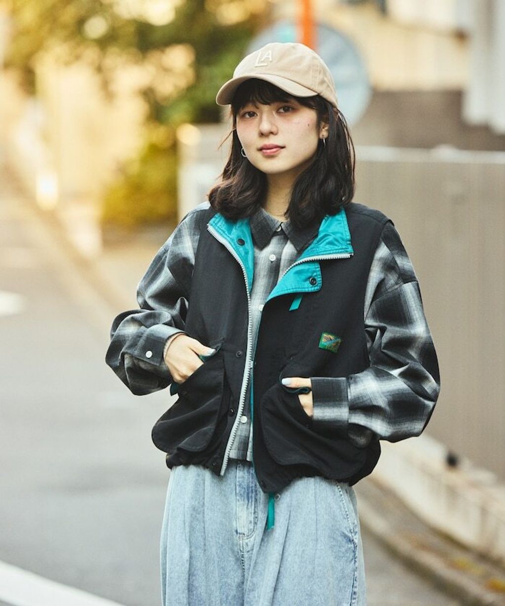 Foxfire × FREAKS STORE New Destination古著感短版多口袋機能釣魚背心(女款)_10