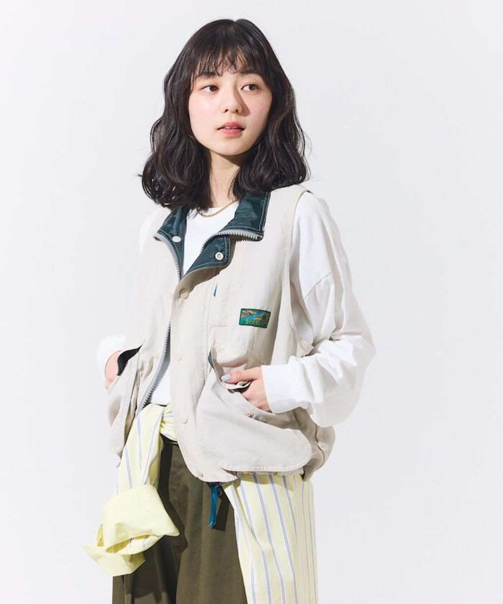 Foxfire × FREAKS STORE New Destination古著感短版多口袋機能釣魚背心(女款)_26