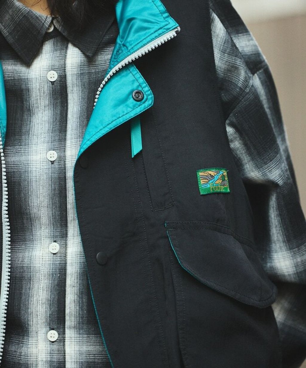 Foxfire × FREAKS STORE New Destination古著感短版多口袋機能釣魚背心(女款)_20