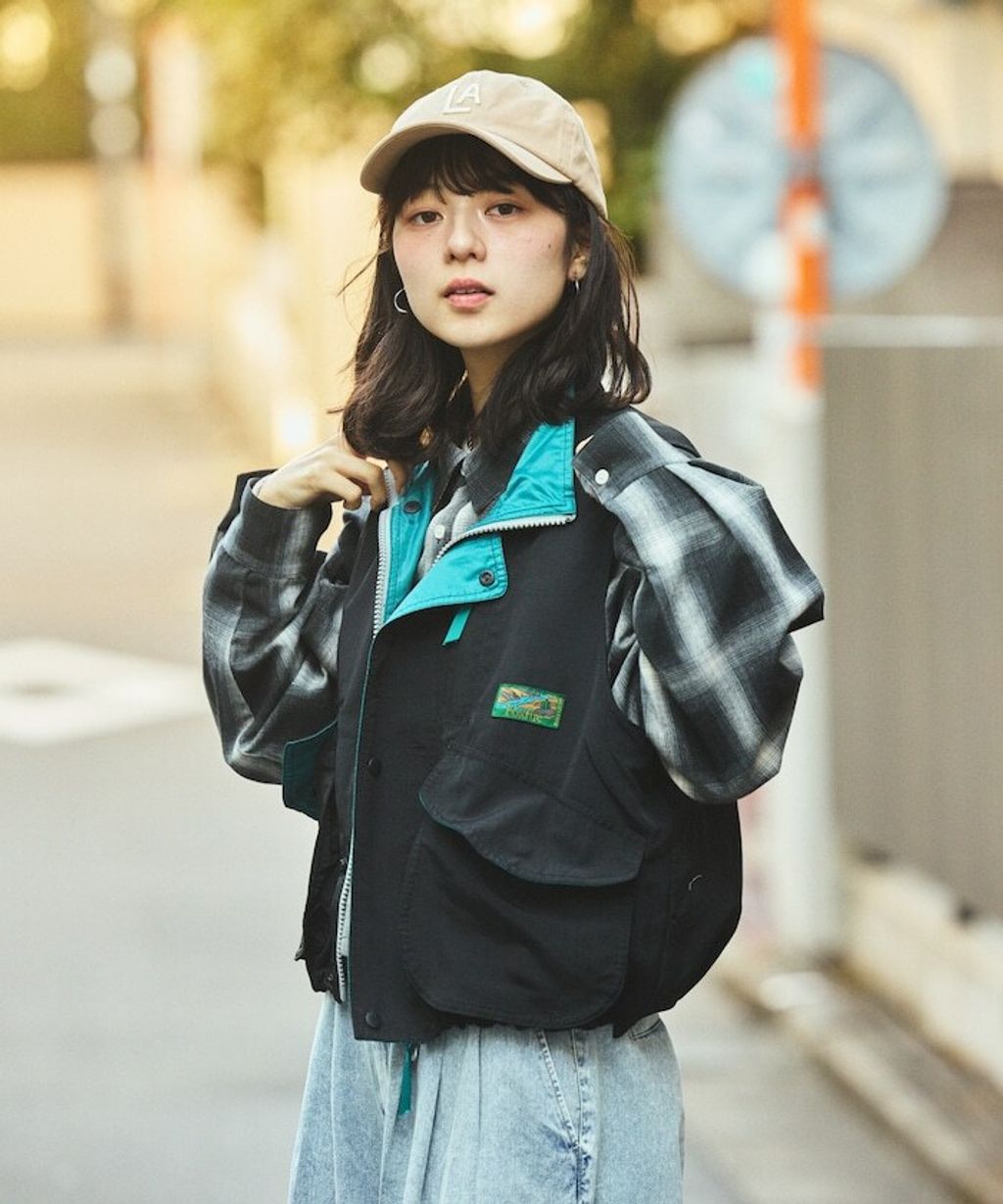 Foxfire × FREAKS STORE New Destination古著感短版多口袋機能釣魚背心(女款)_11