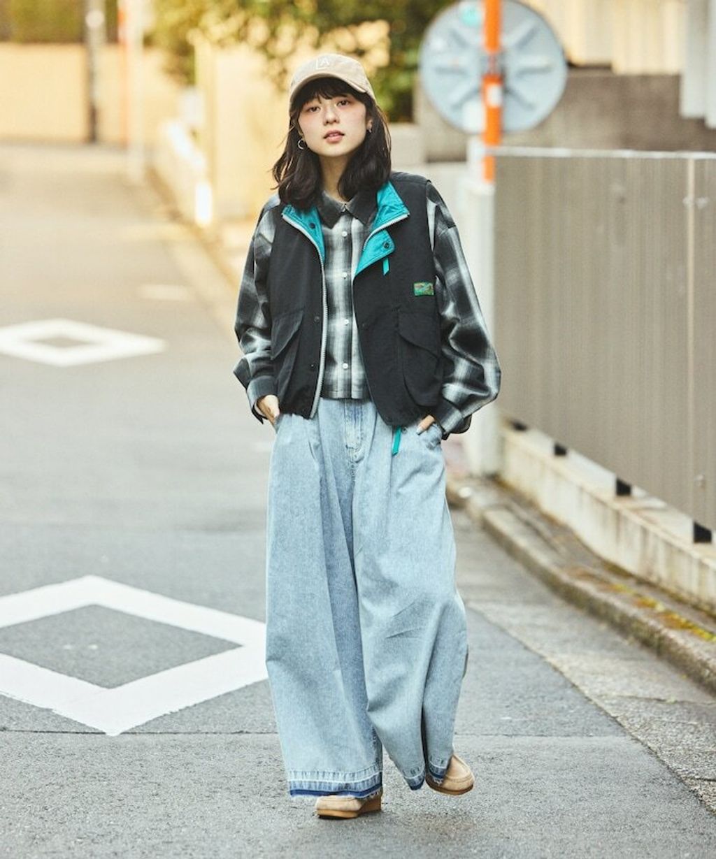 Foxfire × FREAKS STORE New Destination古著感短版多口袋機能釣魚背心(女款)_5