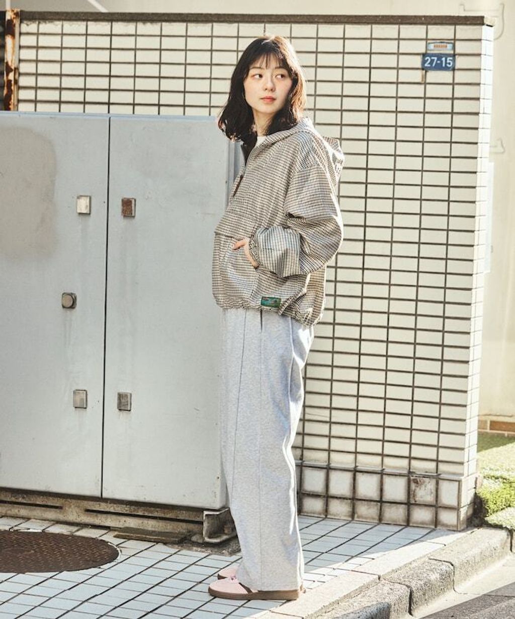 Foxfire × FREAKS STORE New Destination英倫格紋半襟連帽抽繩外套_17