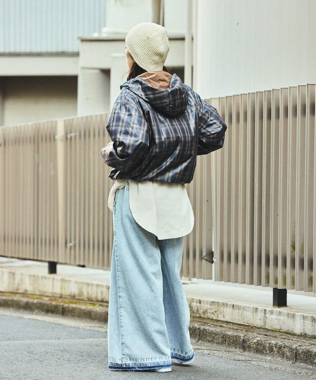 Foxfire × FREAKS STORE New Destination英倫格紋半襟連帽抽繩外套_7