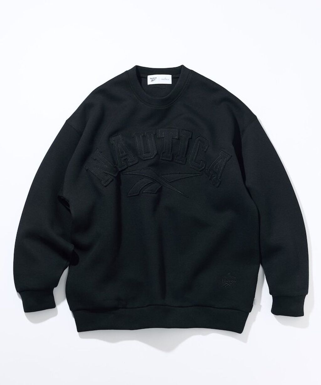 Reebok × NAUTICA 立體拼接Arch Logo太空棉大學T_2