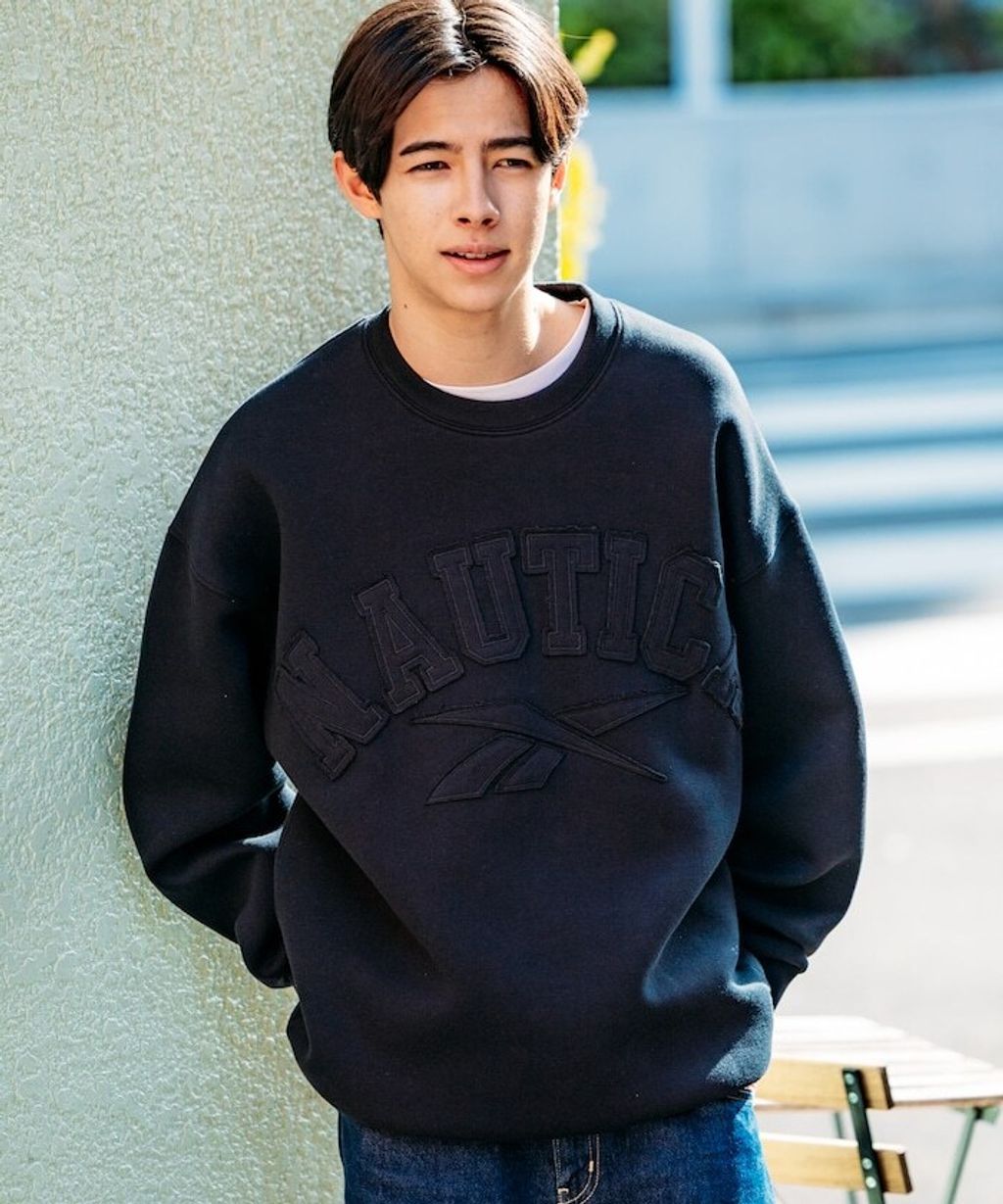 Reebok × NAUTICA 立體拼接Arch Logo太空棉大學T_7