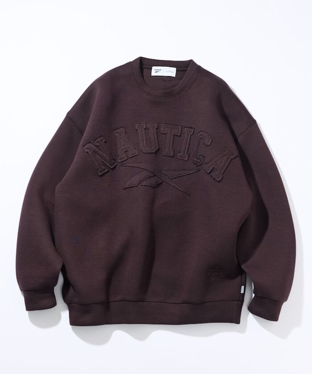 Reebok × NAUTICA 立體拼接Arch Logo太空棉大學T_3