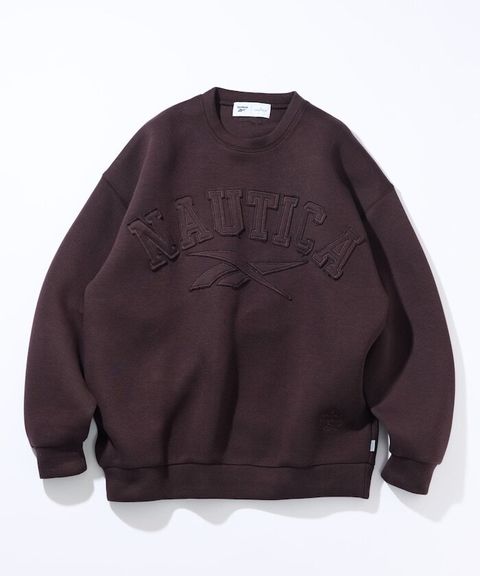 Reebok × NAUTICA 立體拼接Arch Logo太空棉大學T_3