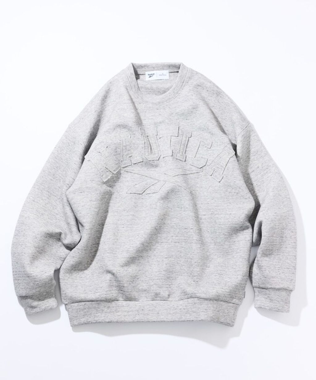 Reebok × NAUTICA 立體拼接Arch Logo太空棉大學T_1