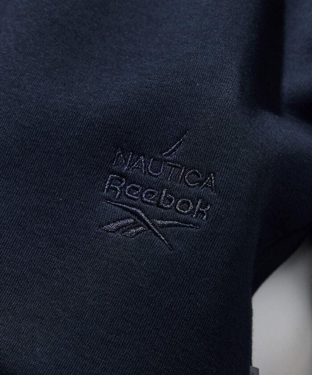 Reebok × NAUTICA 立體拼接Arch Logo太空棉大學T_22