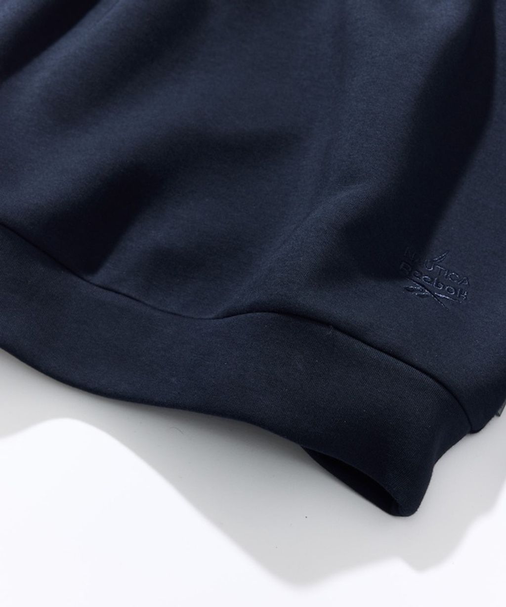 Reebok × NAUTICA 立體拼接Arch Logo太空棉大學T_20