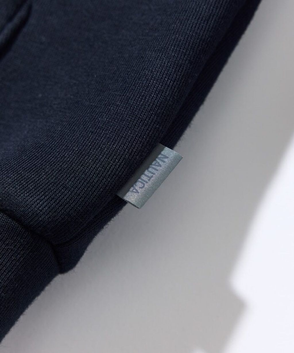 Reebok × NAUTICA 立體拼接Arch Logo太空棉雙拉鍊連帽外套_32