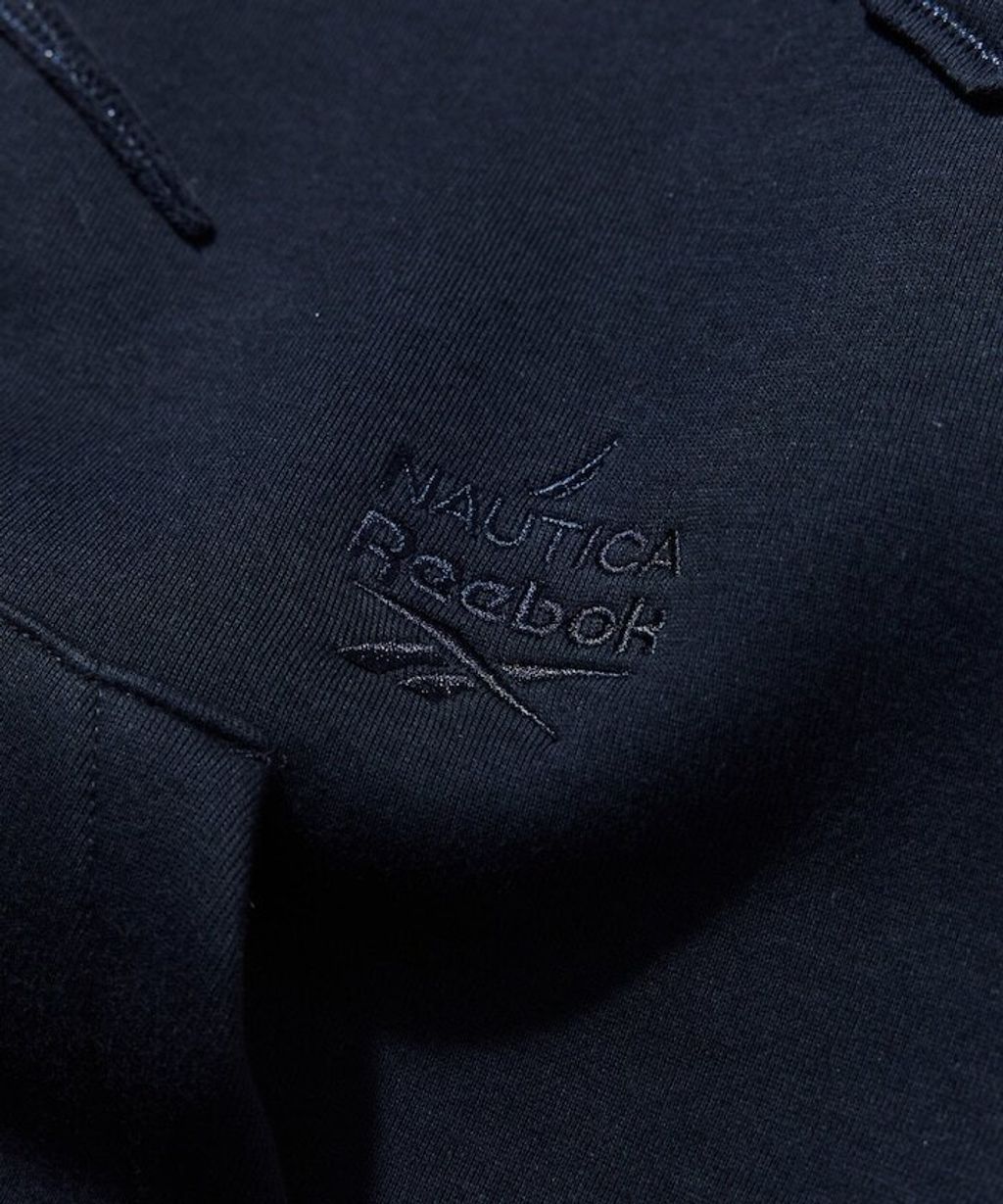 Reebok × NAUTICA 立體拼接Arch Logo太空棉雙拉鍊連帽外套_28