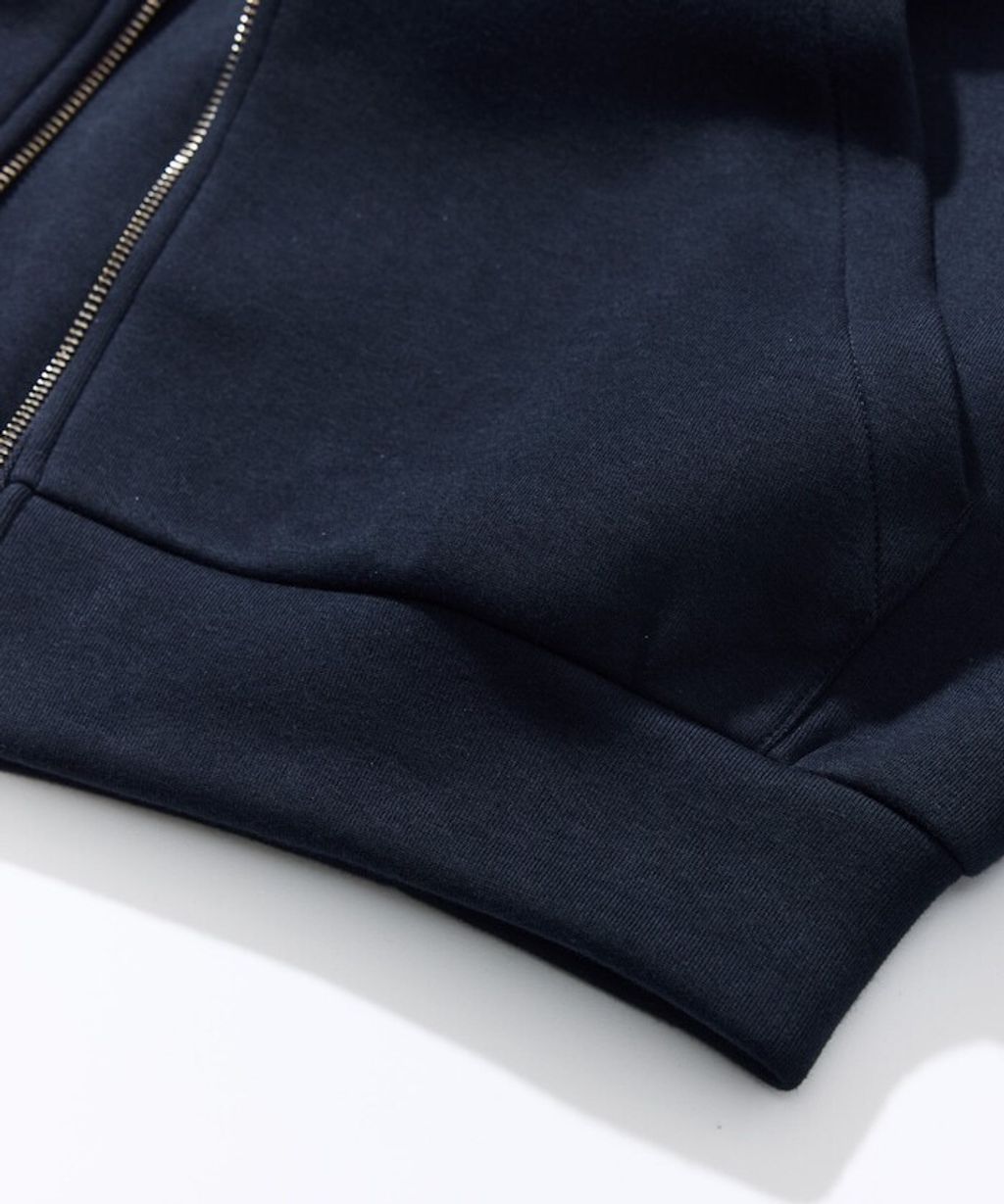 Reebok × NAUTICA 立體拼接Arch Logo太空棉雙拉鍊連帽外套_29