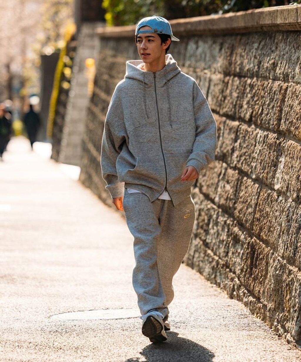 Reebok × NAUTICA 立體太空棉運動束口長褲_7