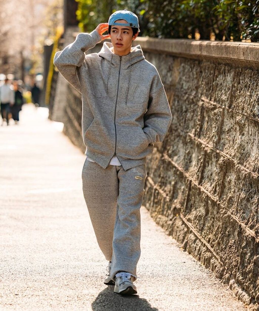 Reebok × NAUTICA 立體太空棉運動束口長褲_6