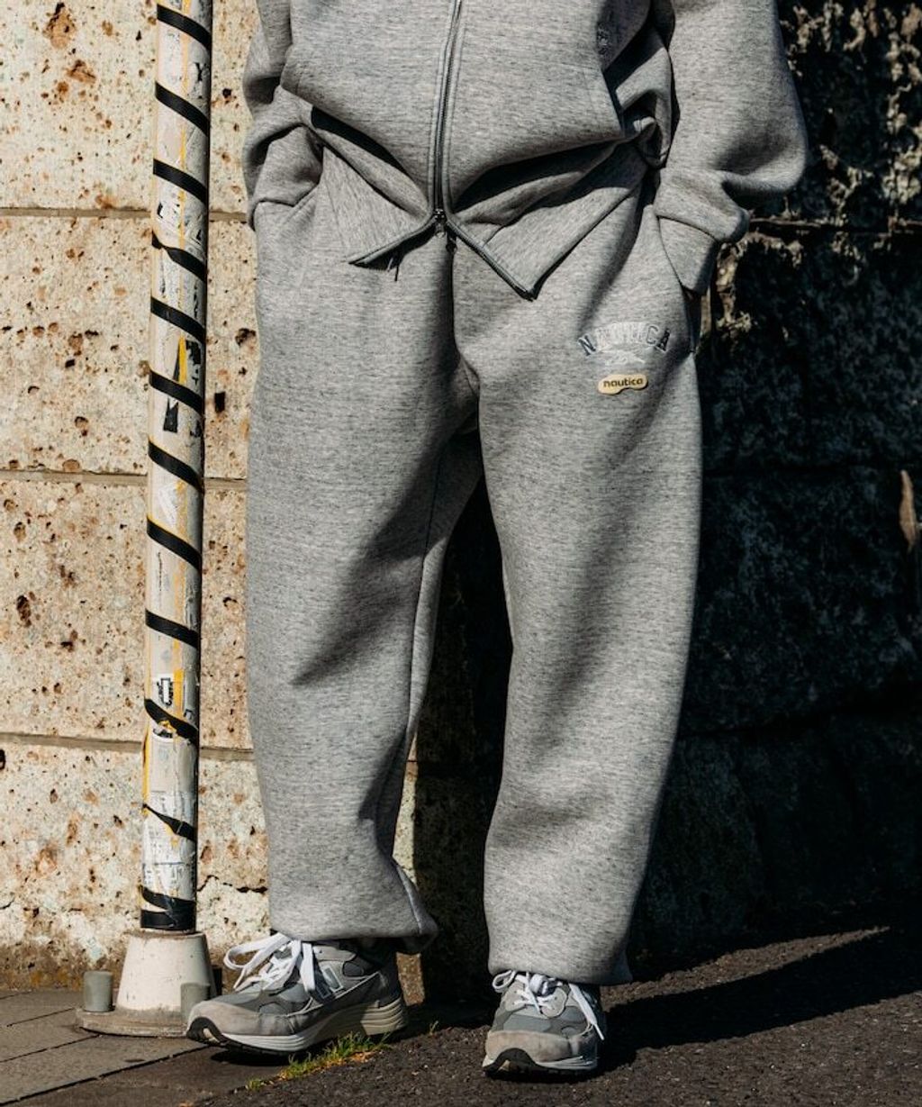 Reebok × NAUTICA 立體太空棉運動束口長褲_10