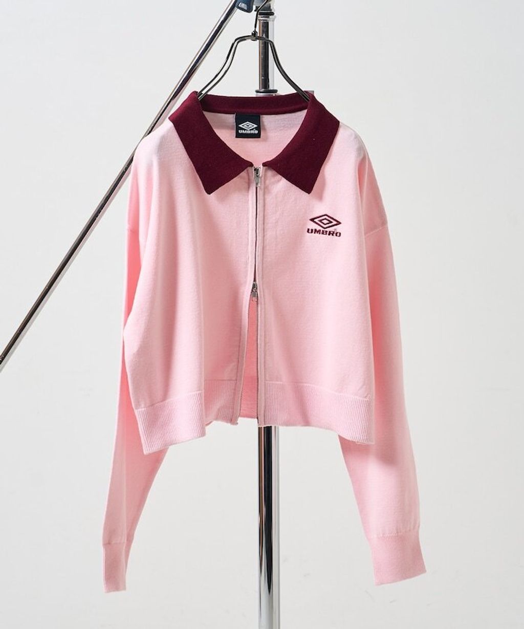 UMBRO × FREAKS STORE 刺繡短版修身雙拉鍊POLO領外套_2