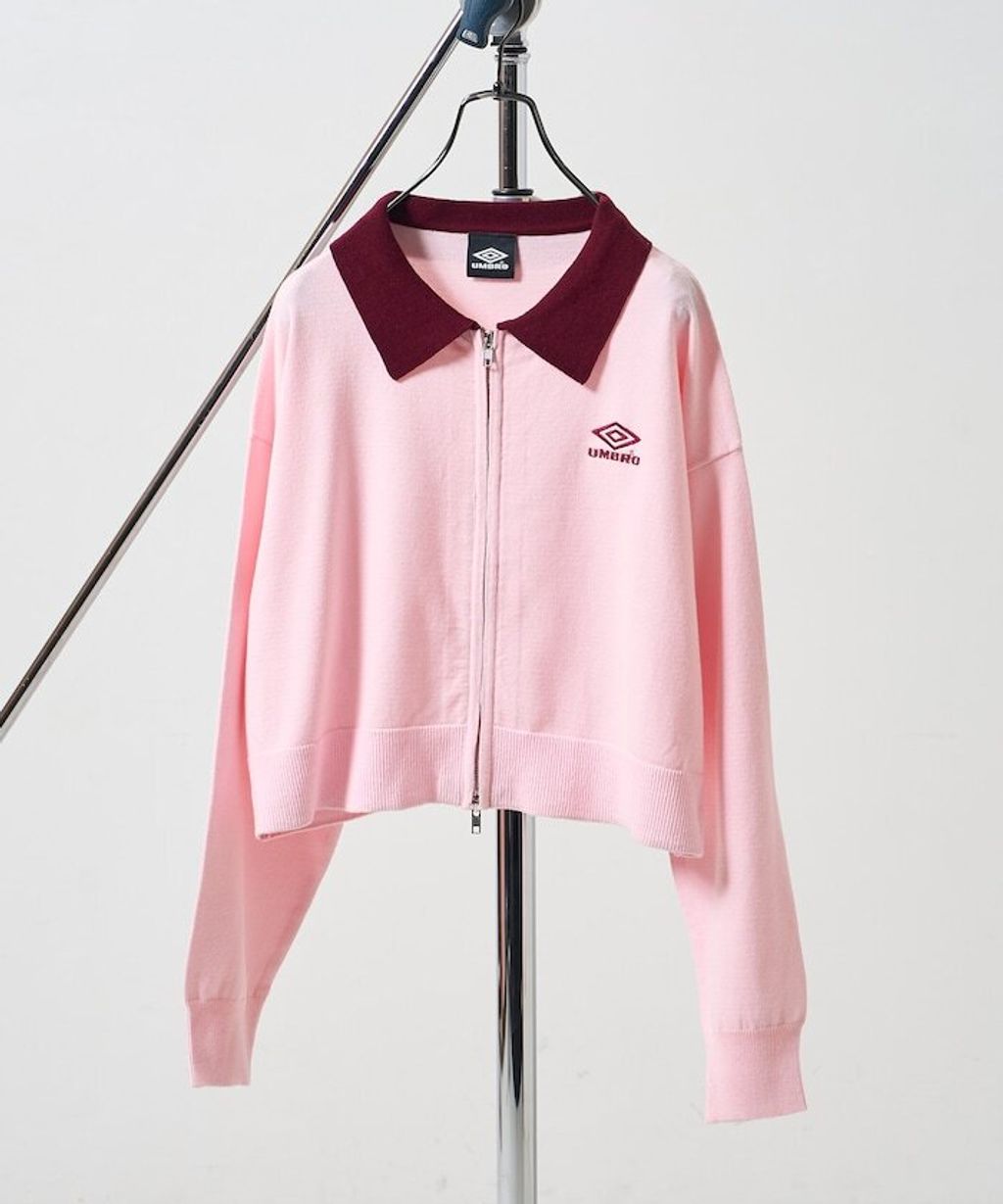 UMBRO × FREAKS STORE 刺繡短版修身雙拉鍊POLO領外套_38