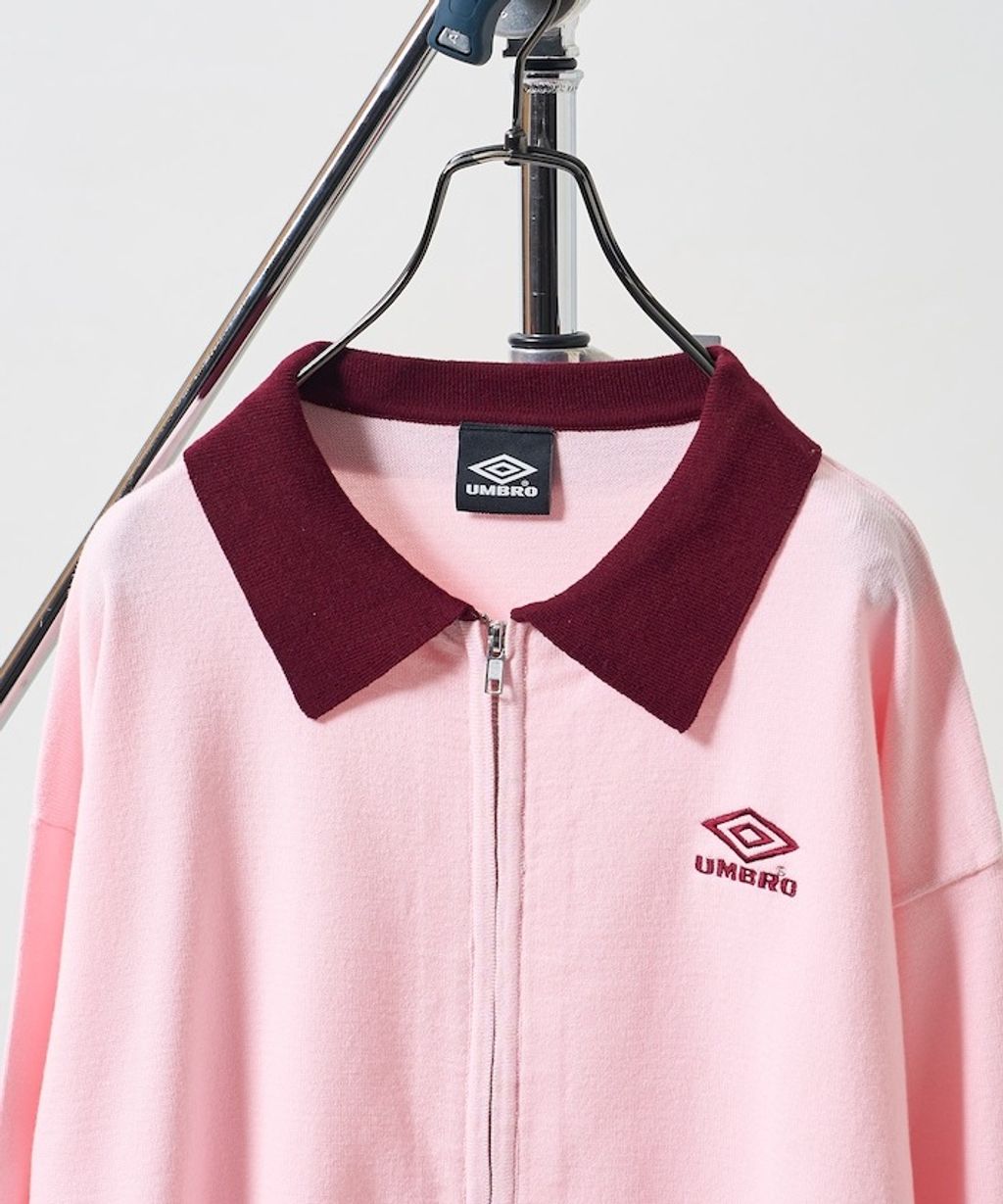 UMBRO × FREAKS STORE 刺繡短版修身雙拉鍊POLO領外套_40