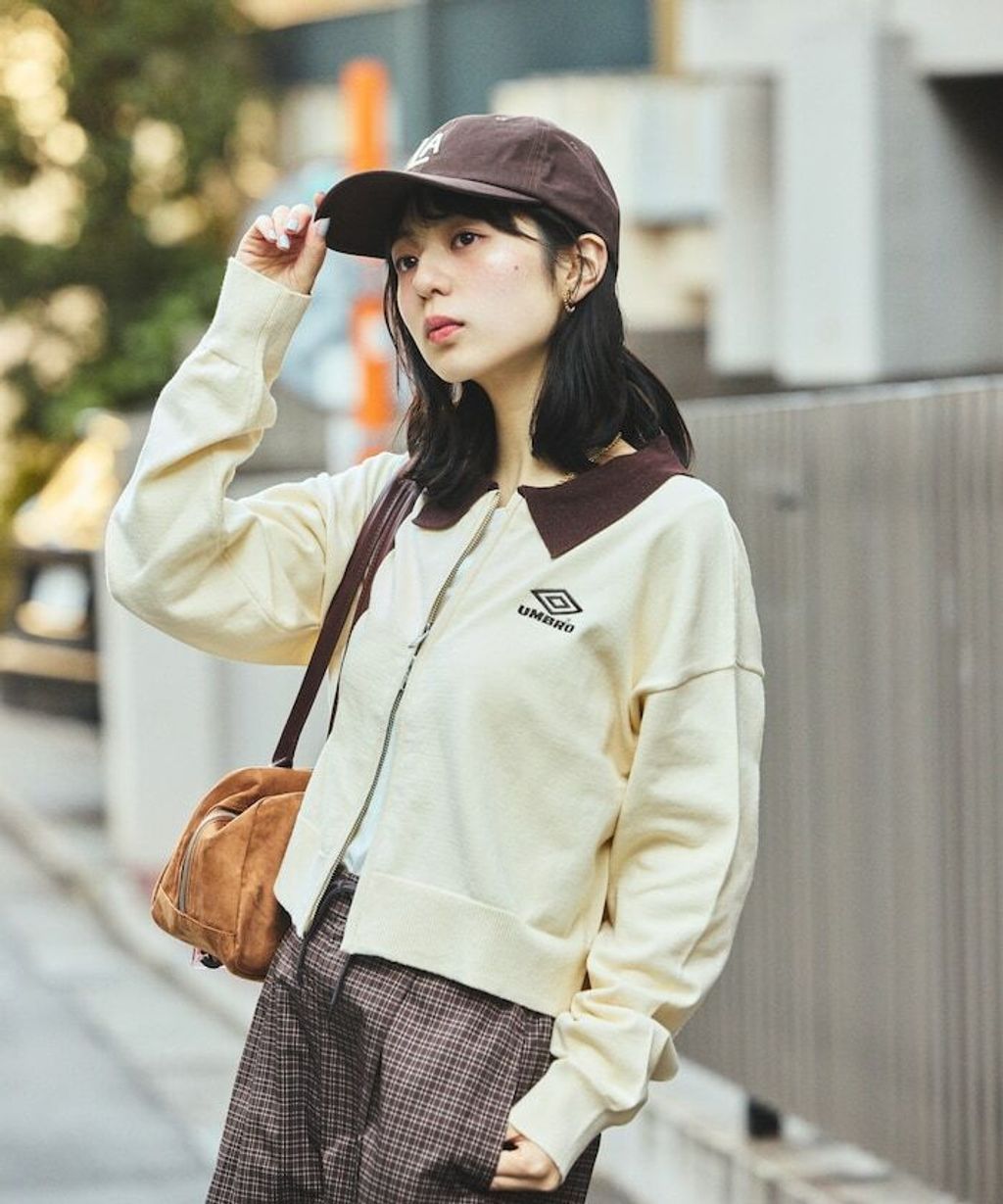 UMBRO × FREAKS STORE 刺繡短版修身雙拉鍊POLO領外套_26