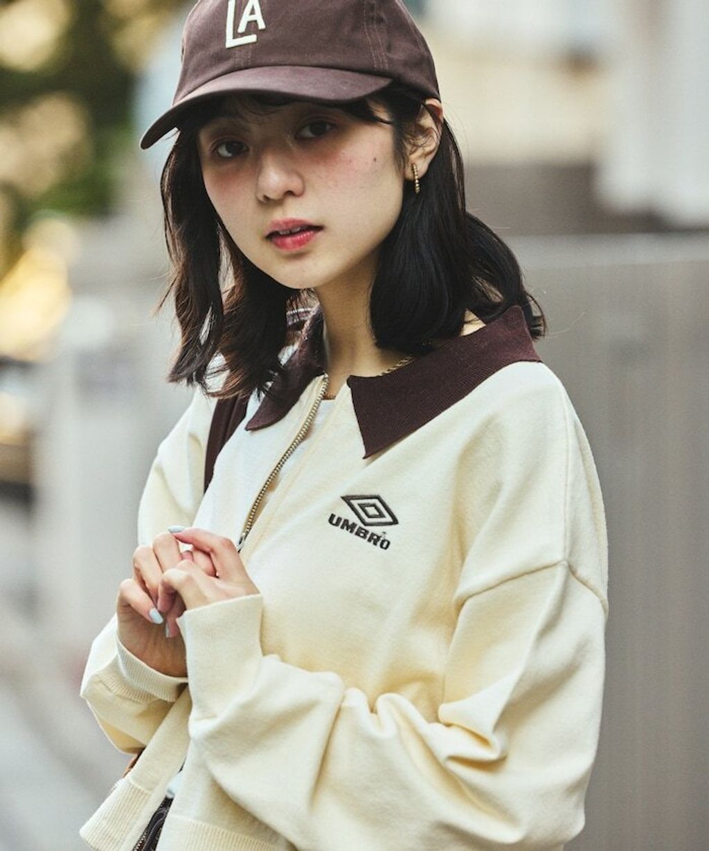 UMBRO × FREAKS STORE 刺繡短版修身雙拉鍊POLO領外套_31