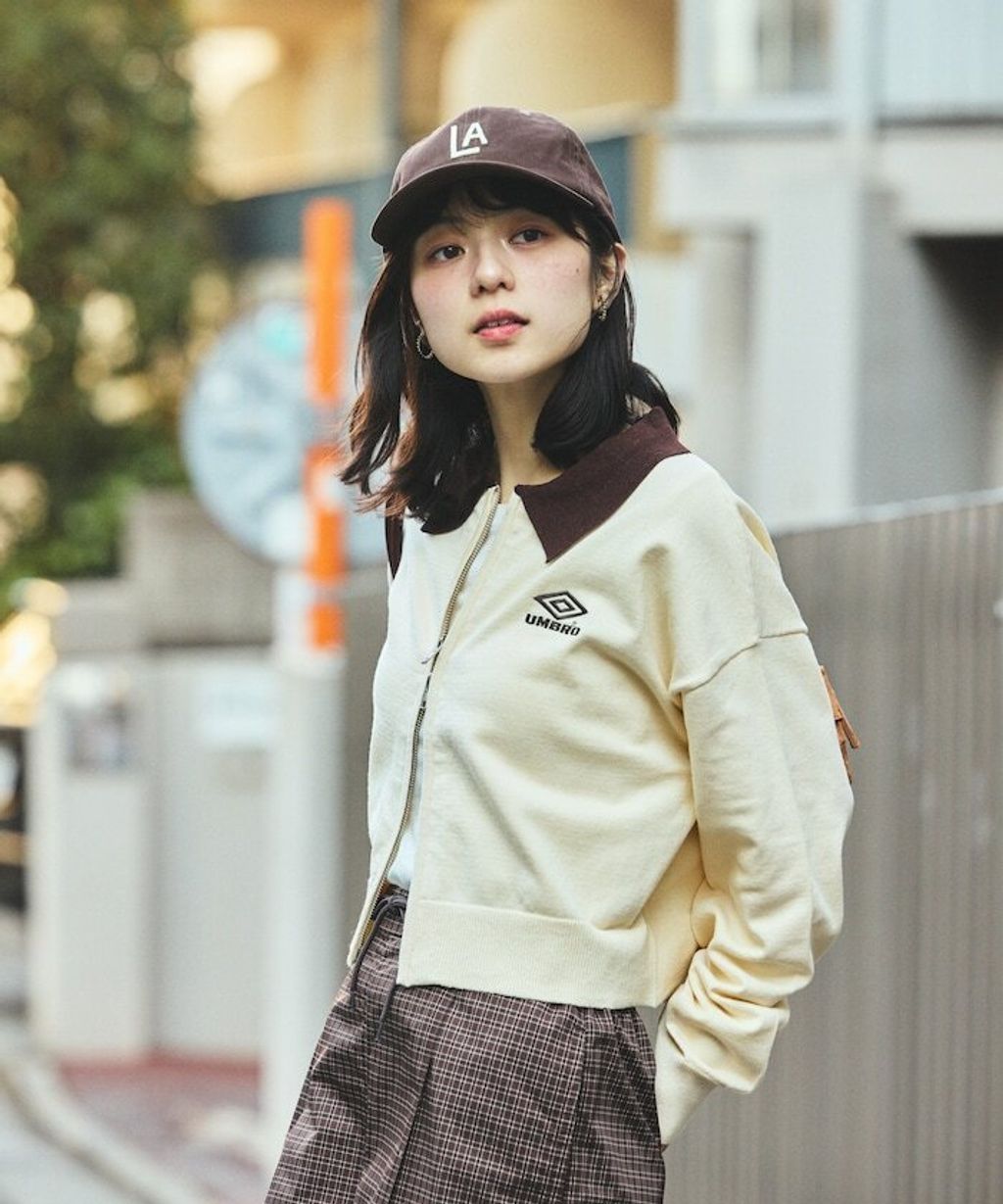 UMBRO × FREAKS STORE 刺繡短版修身雙拉鍊POLO領外套_28