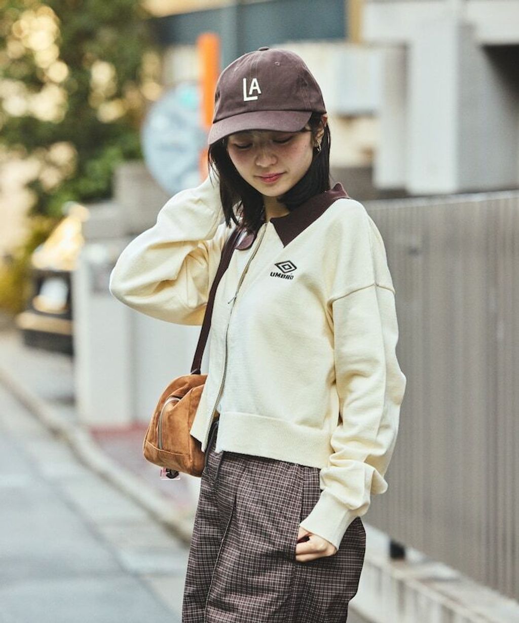 UMBRO × FREAKS STORE 刺繡短版修身雙拉鍊POLO領外套_27