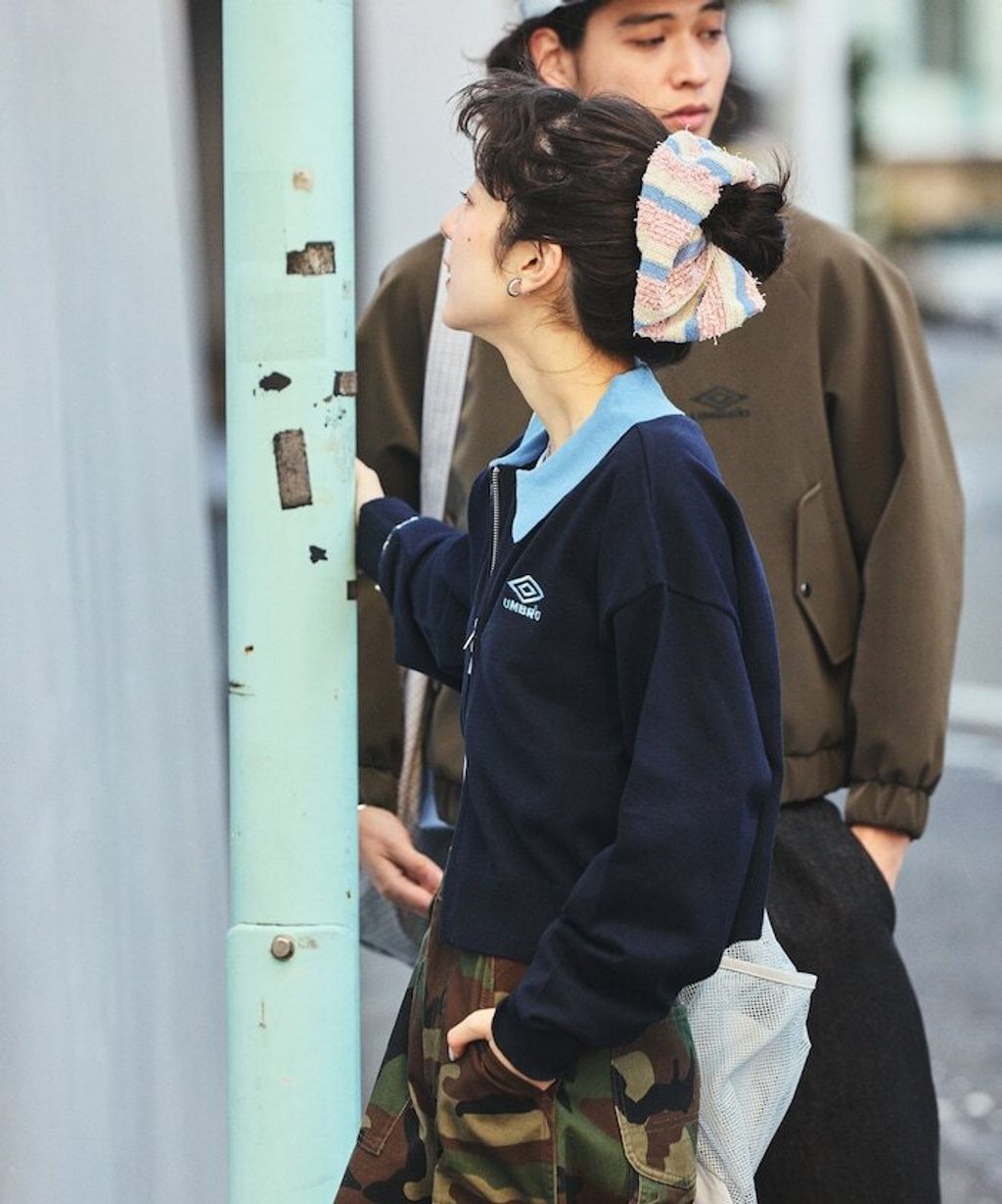 UMBRO × FREAKS STORE 刺繡短版修身雙拉鍊POLO領外套_19