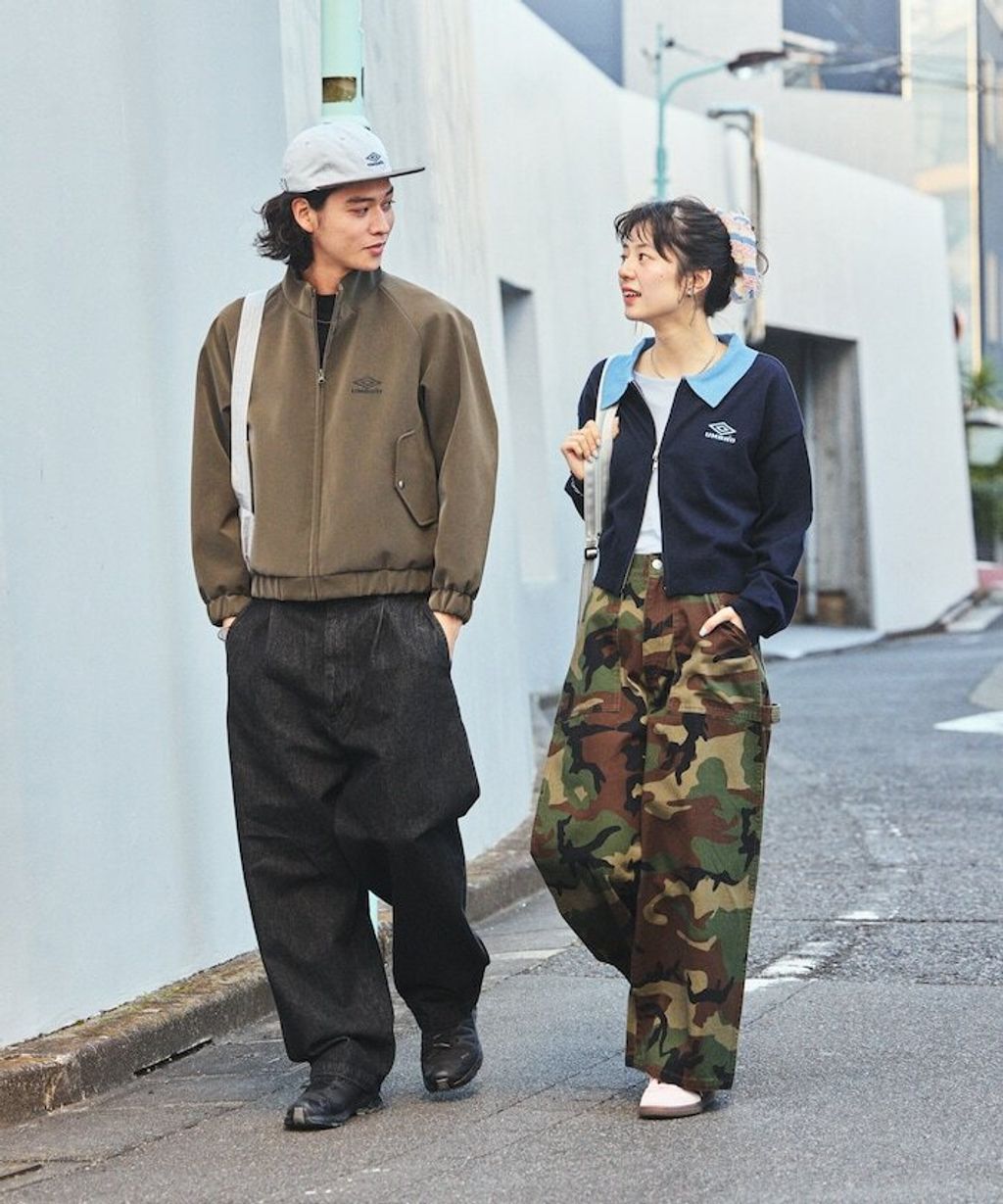 UMBRO × FREAKS STORE 刺繡短版修身雙拉鍊POLO領外套_10