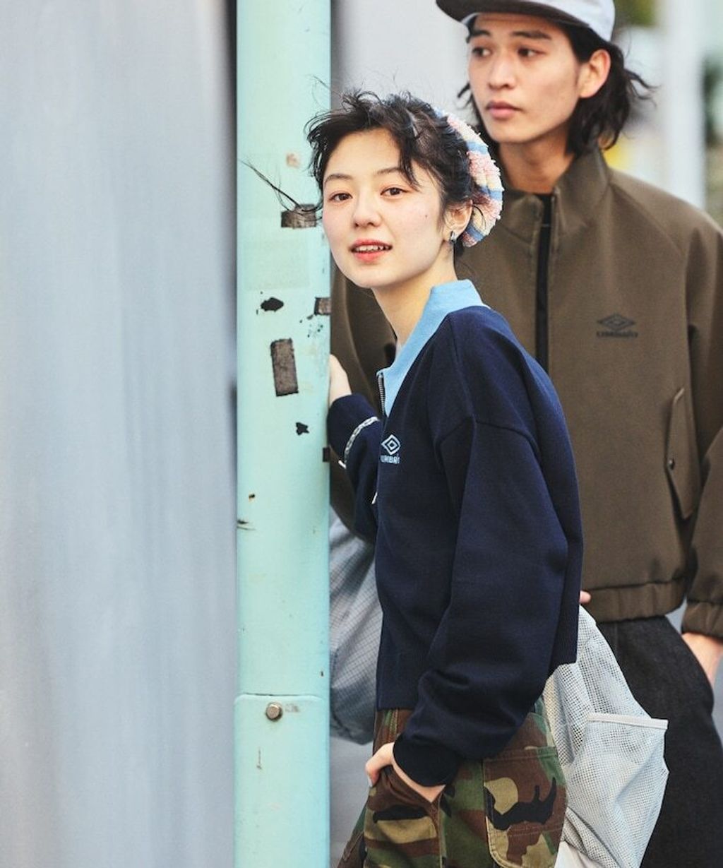 UMBRO × FREAKS STORE 刺繡短版修身雙拉鍊POLO領外套_16