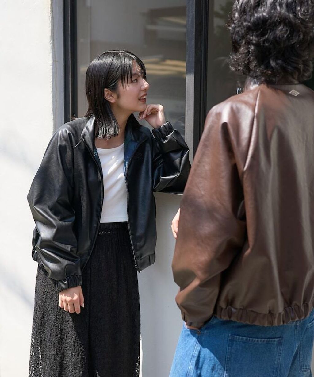 UMBRO × FREAKS STORE 立領質感皮革夾克_1