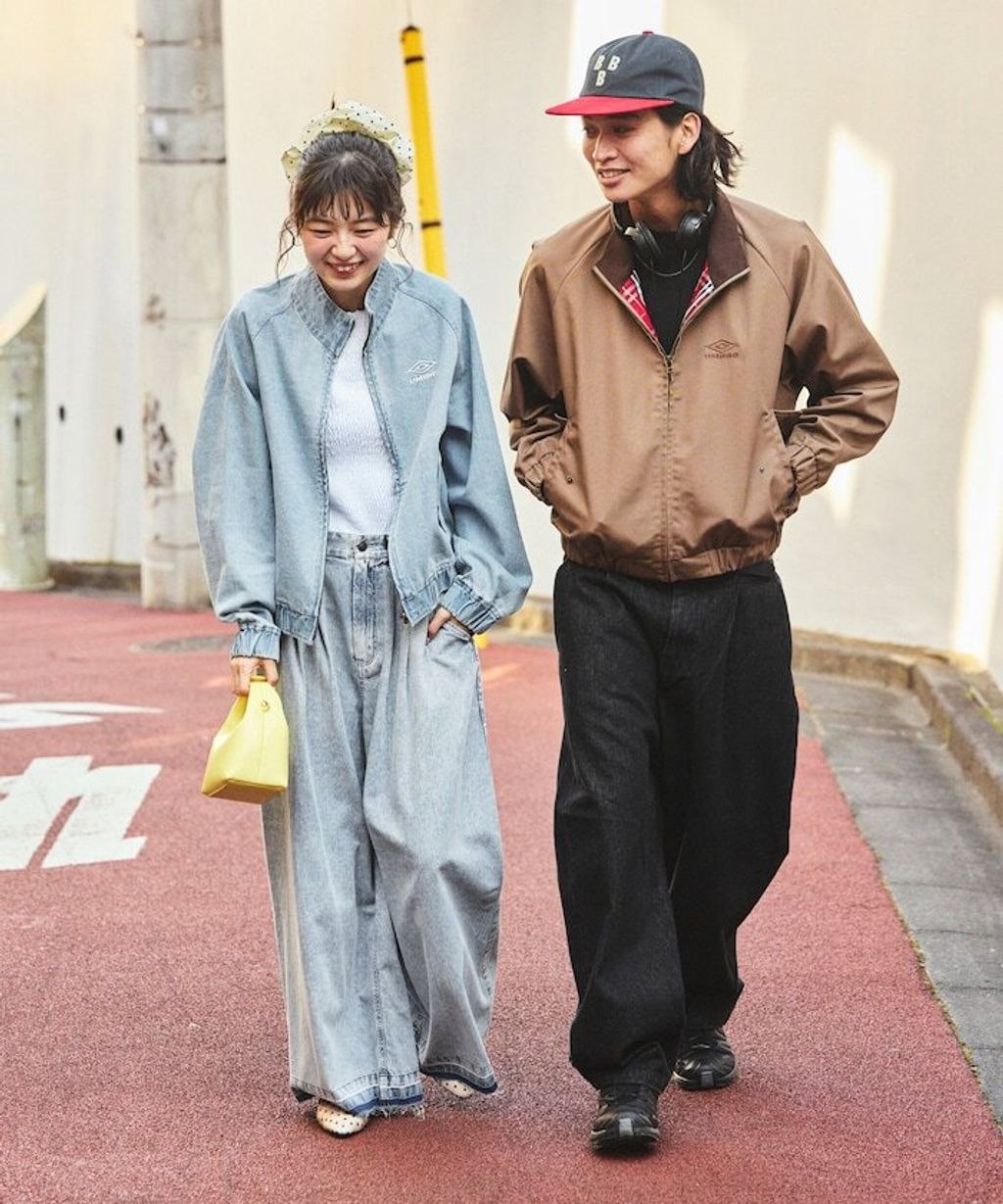 UMBRO × FREAKS STORE 刺繡Logo立領水染丹寧外套(女款)_4