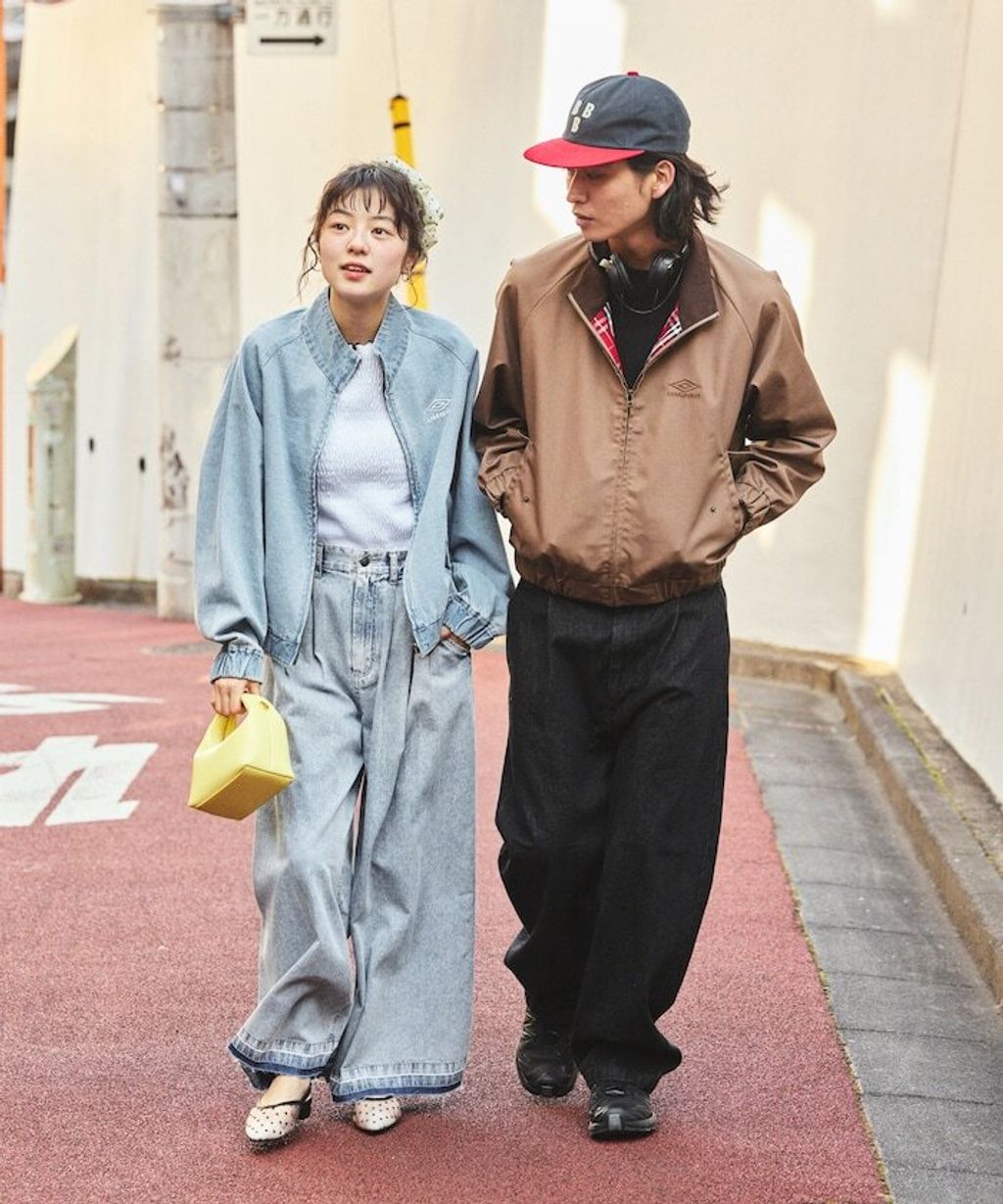 UMBRO × FREAKS STORE 刺繡Logo立領水染丹寧外套(女款)_7