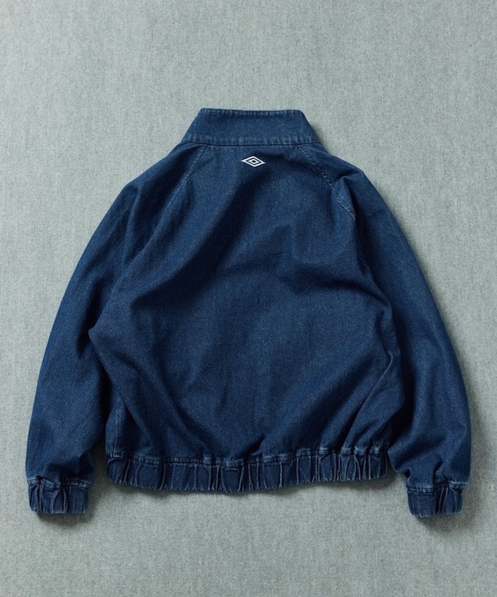 UMBRO × FREAKS STORE 刺繡Logo立領水染丹寧外套(男款)_29