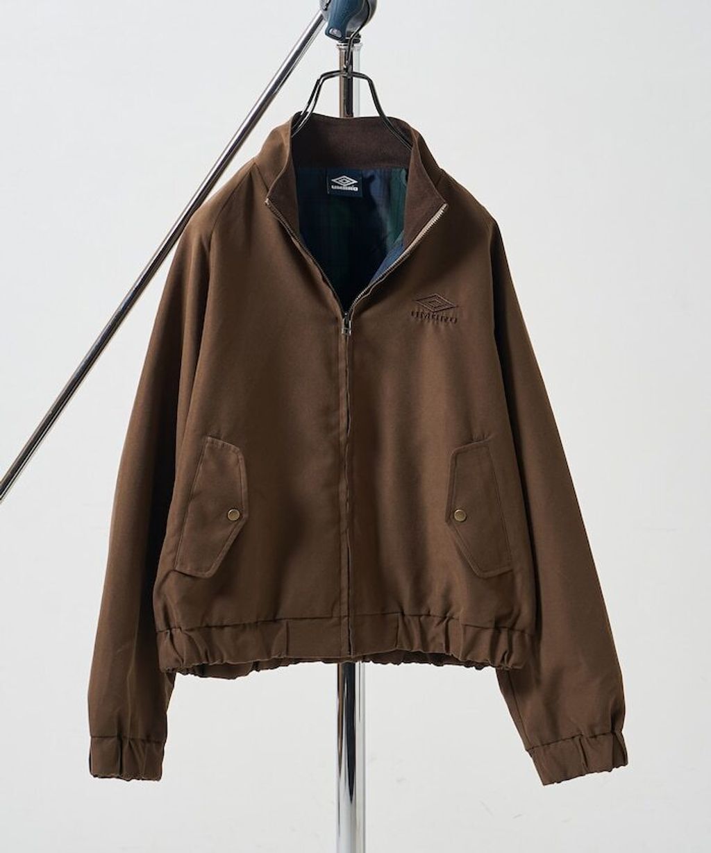 UMBRO × FREAKS STORE 短版修身刺繡Logo立領夾克_1