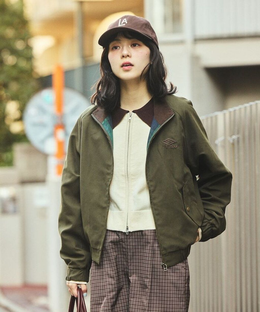 UMBRO × FREAKS STORE 短版修身刺繡Logo立領夾克_9