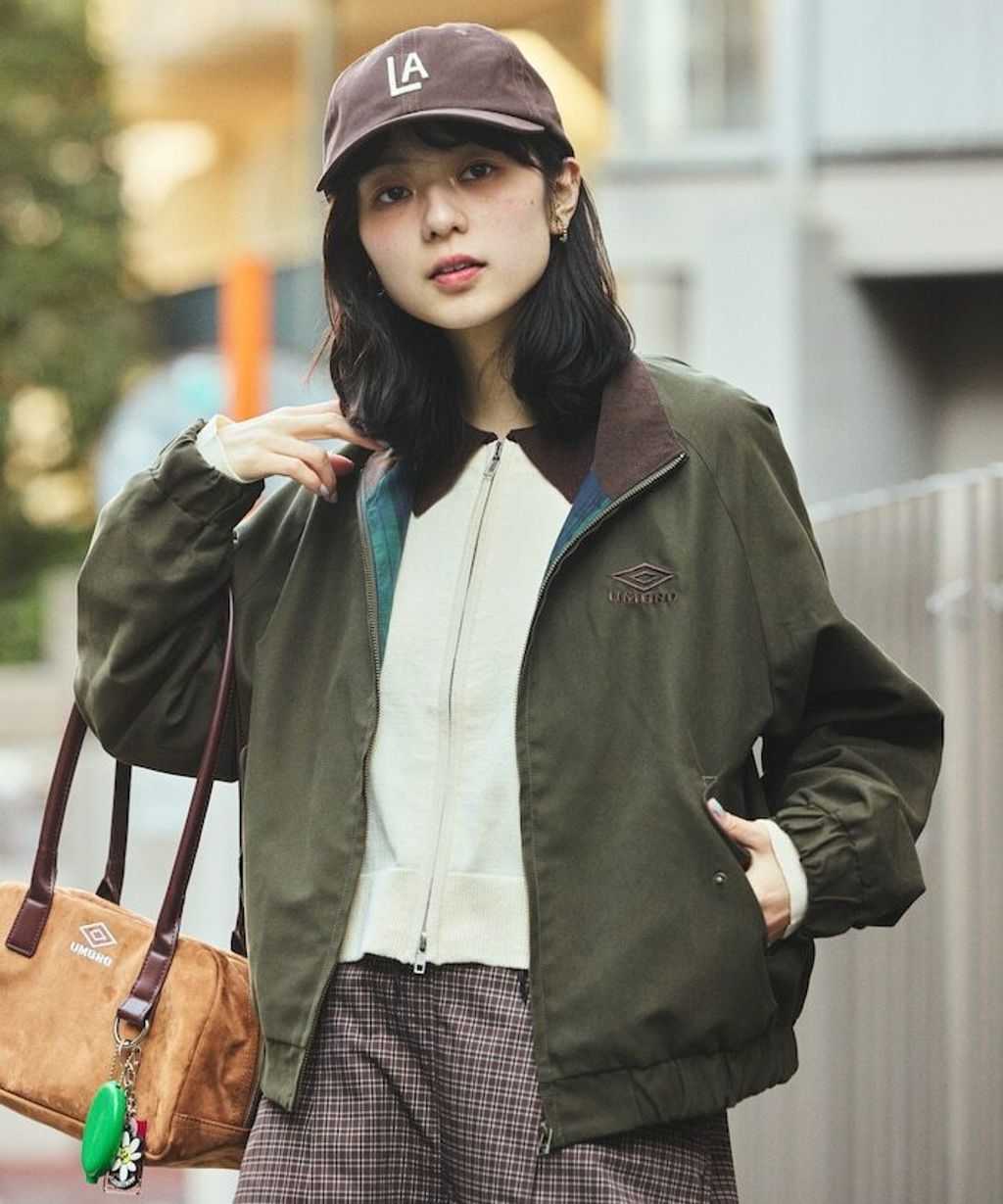 UMBRO × FREAKS STORE 短版修身刺繡Logo立領夾克_11