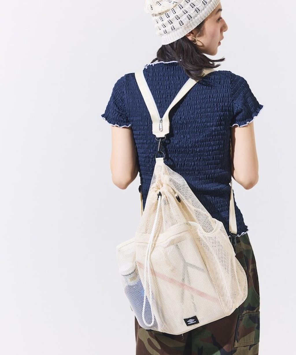 UMBRO × FREAKS STORE 輕量機能多功能三用網眼抽繩包_1