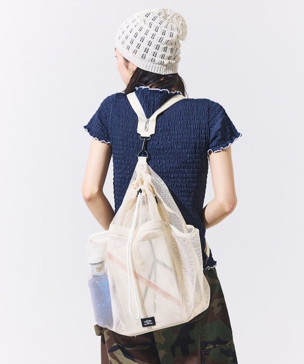 UMBRO × FREAKS STORE 輕量機能多功能三用網眼抽繩包_16