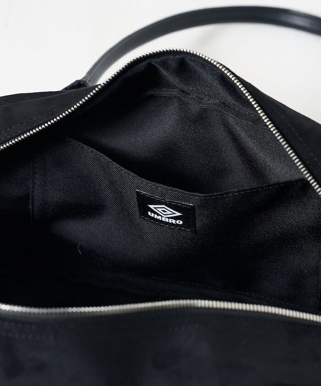 UMBRO × FREAKS STORE 刺繡Logo麂皮感波士頓包_22