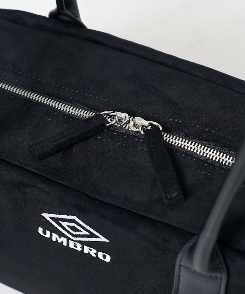 UMBRO × FREAKS STORE 刺繡Logo麂皮感波士頓包_19