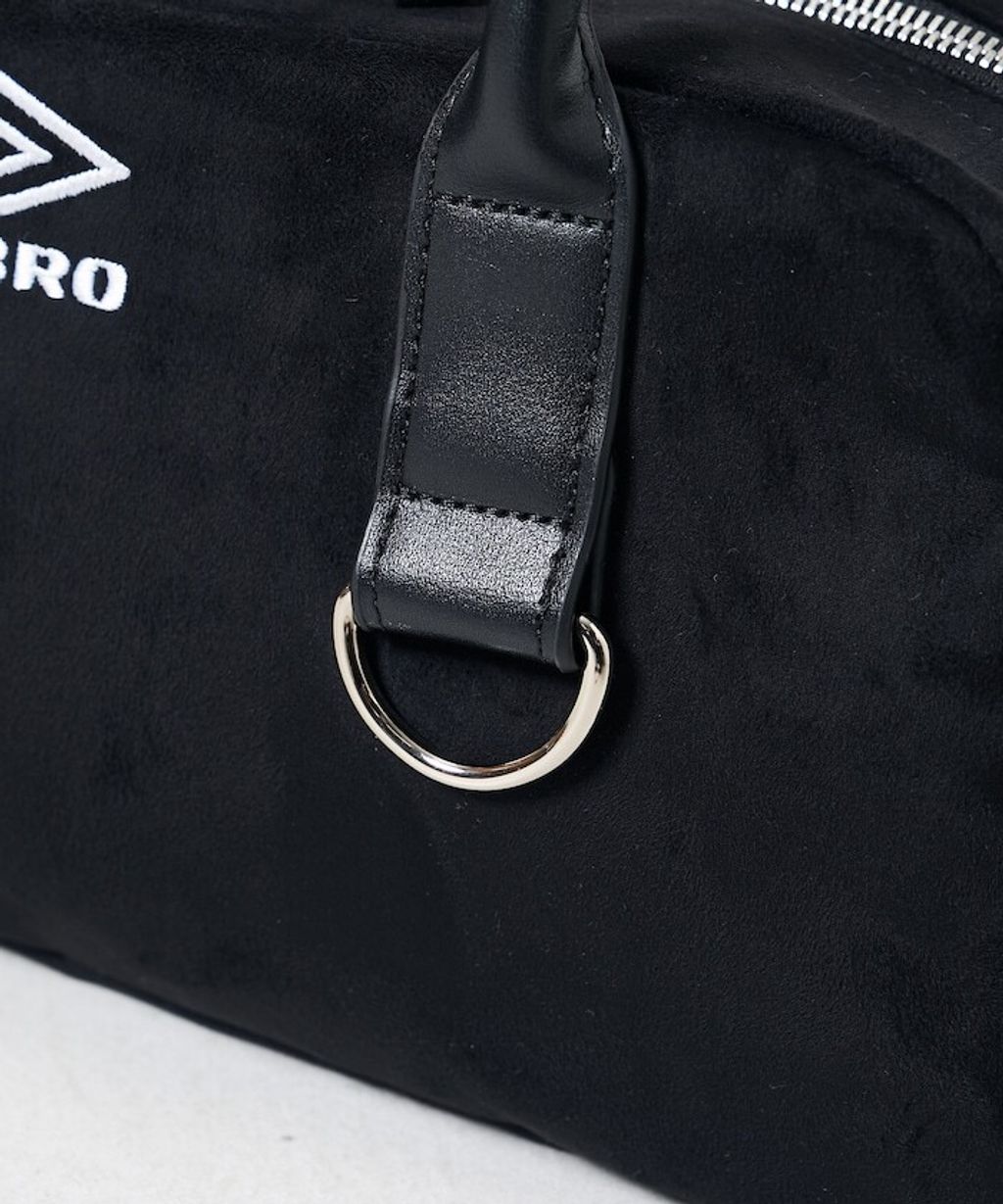 UMBRO × FREAKS STORE 刺繡Logo麂皮感波士頓包_20